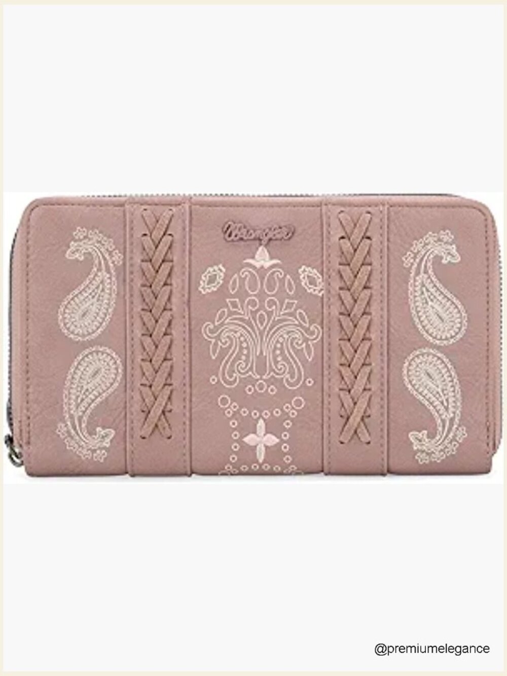 Wristlet Wallet for Women RFID Blocking Paisley Western Wallets
